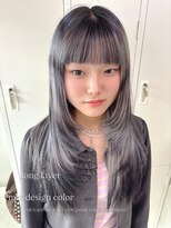 フルールデリズ(fleur de lis)&nbsp;purple silver × black