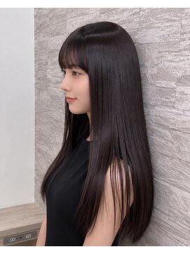 ラディシュ さがみ野(RADISH) 夏透明感艶感メテオストレート髪質改善夏カラーミルクブラウン