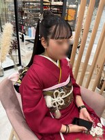 ミグ バイ クオーレ(mig by CUORE)&nbsp;振袖　着付け　ヘアセット　メイク　成人式前撮り