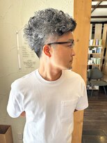 フランジェッタヘアー(Frangetta hair)&nbsp;大人男性オーダーNo.1メンズパーマ♪担当野坂