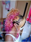【浴衣・夏祭り】仙台エクステ コーンロー パーティーヘアセット