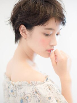 キープへアデザイン(keep hair design) 【keep hair design】エアリーショート×メルトカラー【by三橋】