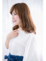 ミック ヘアアンドビューティー 大山店(miq  Hair&Beauty)&nbsp;ふんわりエアリーカールで大人かわいいスタイルに！