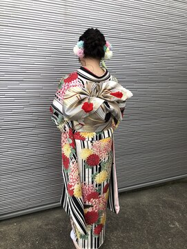 アムズヘアーファム 成人式前撮り