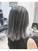 【ADITION渋谷】グレージュバレイヤージュカラー