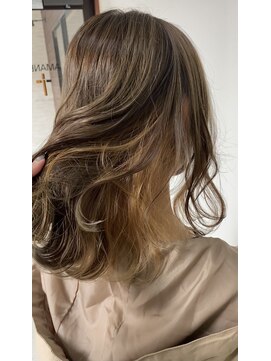 アマネク(AMANEQ by THISCOVER.) インナーカラー／シナモンベージュ