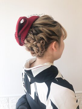 ネオリーブ チッタ 阿佐ヶ谷店(Neolive citta) 卒業式承り中♪♪編み込みゆるふわ着物スタイル☆