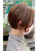 透け感ある顔まわり☆きれいショート