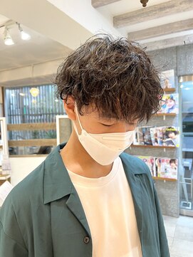 センスヘア(SENSE Hair) 王道マッシュと無造作パーマで乾かすだけでこなれ感☆