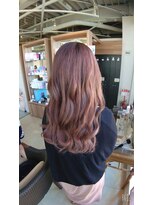 ビークールナナジョウ(Be-COOL 7-jo)&nbsp;全頭ブリーチとピンクベージュ