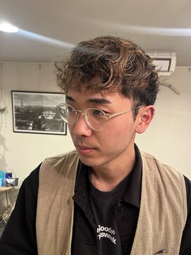 ヘアーアンドメイクアップ ケー インターナショナル 神楽坂(Ke' International) ブリーチで創る、メンズハイライトメッシュ