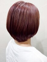 ヘアーハピネス ハート(hair happiness heArt)&nbsp;20代30代40代ミニボブピンクブラウン透明感小顔