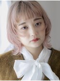 《10代20代30代》ウルフっぽレイヤー＊ミディアム＊ぱっつん前髪