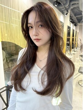 シティ(CITY) 韓国風レイヤーカット ワンホンヘア 顔周りレイヤー ウルフ