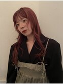 顔まわりカット/レイヤーカット