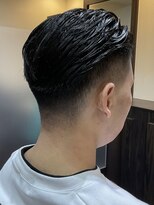ヘアクリニックカルム 日暮里(Hair Clinic Calme)&nbsp;オールバックフェード<理容室>[日暮里/メンズ/床屋]