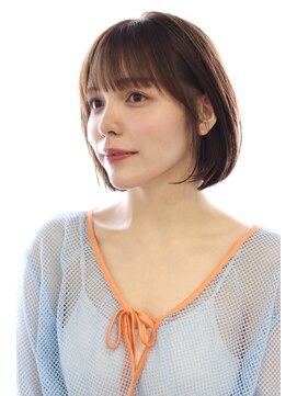 ヘアリゾート ブーケ(hair+resort bouquet) 20代/30代/40代＊ひし形ボブ×前髪あり×ベージュカラー