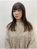 ロングレイヤー/レイヤーカット/顔まわりレイヤー/銀座