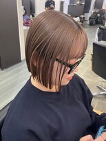 グリードヘアー(greed hair)&nbsp;bob style × nuance greige