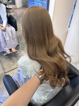 ペレ 梅田(PELE) 前髪/アンブレラカラー/こなれミディ/イメチェン/ウェーブパーマ