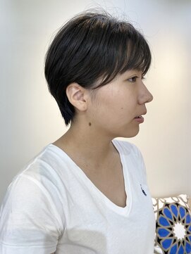 モリオ フロム ロンドン 成増店 【morio成増/一戸】大人かわいい黒髪ショート