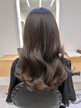 ジーナ 船橋(Zina) 髪質改善*ロングレイヤーグレーベージュ*美髪【Zina船橋】