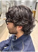 グランジパーマ、スパイラルパーマ、ミディアムウルフ、常田大希