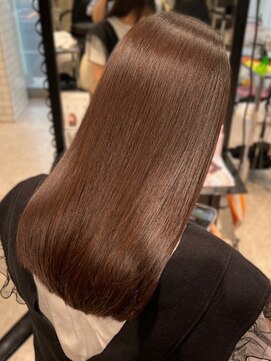 チャオ バイ ミチ(Chao by MICHI) 【ChaoMICHI yuika】モカブラウン 髪質改善 ストレート 艶髪