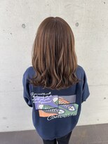 アチーブティルスマートサロン 豊川末広通店(achieve till Smart Salon)&nbsp;透明感ブラウンベージュゆるふわ結べるボブ20代30代40代