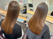 【ダメージレス縮毛矯正】ピンピンしない!自然でやわらかい縮毛矯正で地毛の様な仕上がりに♪