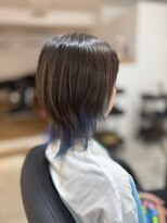 エフフォーユアヘアー(F for your hair)&nbsp;インナーカラー ブルー