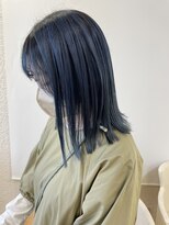 アーチバイケンジ(arch by kenje)&nbsp;ぷっつんカット×ブルーカラー