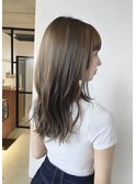 20代30代40代ベージュ/ロングレイヤー/川崎/美髪カラー/髪質改善