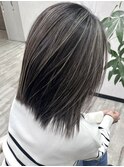 ハイライト切りっぱなし韓国風イルミナカラー堺東20代30代40代