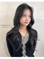 トレ バイ ソイ 大阪梅田(tre by soi) ハイレイヤー×艶髪ダークグレージュ