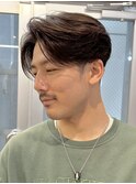 毛流れセンターパート