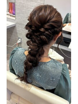 ロビン 反町横浜店(robin) お呼ばれローポニーヘアセット反町美容室