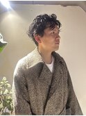 重めでも色気が出る大人メンズパーマ