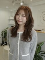 エンリッチヘア(enrich hair) ブリーチなしベージュ/レイヤーカット/顔まわりカット