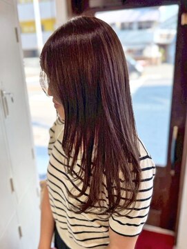 シャルムバイルーチェココ(CHARME by Lu'ce coco) やわらかレイヤーカールアプリコットオレンジ