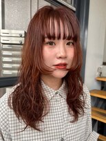 ヘアークラフト(Hair Craft)&nbsp;パーマ×透明感オレンジベージュ【岡山問屋町】