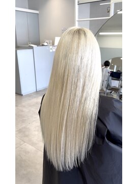 デコヘアーチーノ(DECO HAIR Ccino) シールエクステ/Lエクステ/ホワイトブロンド