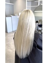 デコヘアーチーノ(DECO HAIR Ccino) シールエクステ/Lエクステ/ホワイトブロンド