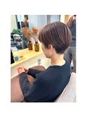 すっきり丸みショート
