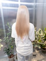 フィッツコア(FITS CORE)&nbsp;複雑履歴→ミルクティーブロンド