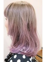 ヴァパウス ヘアーデザイン(Vapaus hair design) グレージュ＋グラデーションカラーラベンダーアッシュ