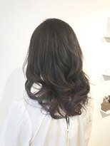 フレイムスヘアデザイン(FRAMES hair design)&nbsp;透明感ダークグレージュ＋グラデーションパープル