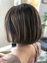 カーサ バイ ハミュウ たまプラーザ(CASA by Humium)&nbsp;大人可愛い透明感ブラウン☆愛され丸みショートボブ