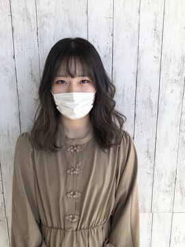 ラテ(latte) セミロング×ショコラブラウン