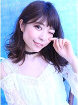 ノクターン 池袋(NOCTURNE)&nbsp;ココアブラウン+フリンジウェーブセシルカット